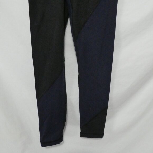 TNA - Aritzia | small | Black Leggings With Navy Blue Panel Front and Back - Picture 7 of 16